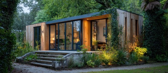 Modern Garden Studio nestled in Lush Greenery