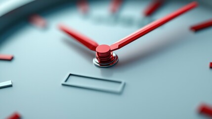 Close-up of watch hands