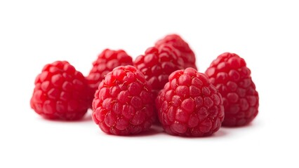 Fresh raspberries farm fresh food photography bright setting close-up health benefits of berries