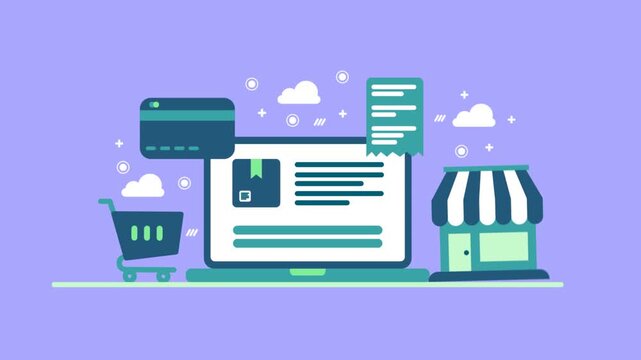 Engaging E-commerce Animation Seamless Online Shopping Experience for Modern Consumers
