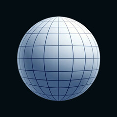 earth globe vector illustration