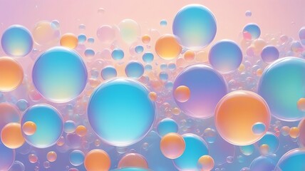 Colorful Spheres Abstract Background with Vibrant Light for Modern Designs
