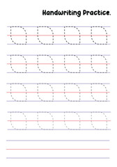 Handwriting Practice Sheets for Kids – Prewriting Tracing Lines, Curves, Patterns, Spirals, Triangles, Square's, zigzag, hexagonal , circles, opals, etc. for Fine Motor Skills Development.
