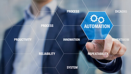 Business automation solution with modern interface for productivity improvement