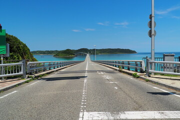 角島大橋　海に映える絶景の橋（日本山口県）