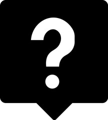 Question mark flat icon for apps and websites.question mark symbol. Inquiry, Help, Uncertainty, FAQ Symbol, Support, Problem-Solving, Decision-Making, Confusion, and Knowledge Concept Illustration
