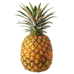 Ripe pineapple, full and whole