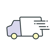 Fast Shipping icon vector design templates simple and modern concept