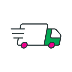 Fast Shipping icon vector design templates simple and modern concept