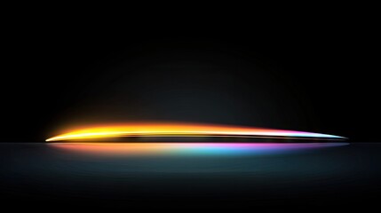 Elegant, illuminated device against a dark backdrop.