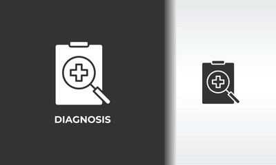Diagnosis Vector, Icon Or Logo Sign Isolated Symbol Illustration