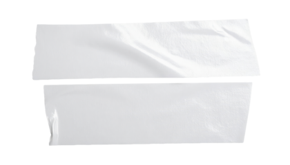 Clear adhesive tape strip isolated on white background PNG