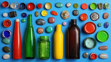 Recycled materials arrangement