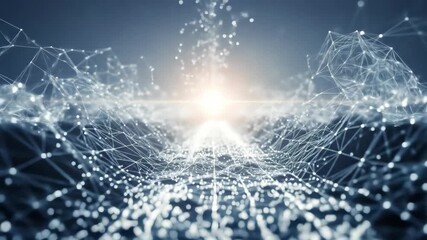 Abstract network connection with data and technology background with connection lines. Digital network, futuristic technology, data connection, and connection lines. - Powered by Adobe