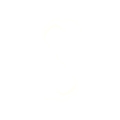 White electric lightning bolt shape with transparent background
