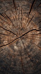 Fototapeta premium Close-up of a weathered tree stump (1)