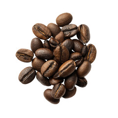 Obraz premium Roasted coffee beans clustered together