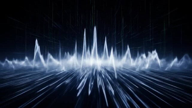 Futuristic technology abstract background, digital wave, data stream, network connection, cyber space, blue color, connection, data, technology and digital.