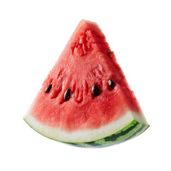 watermelon slice isolated on white background