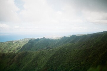 clouds over the mountains