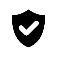 Security Shield with Checkmark Icon Representing Verified Protection and Digital Safety, Ideal for Trust Badges, Cybersecurity Concepts, and Quality Assurance Symbols.