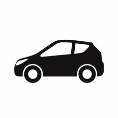 Simple Car Silhouette Icon