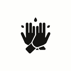 Conceptual vector icon illustrating essential hand hygiene for health and wellness, symbolizing disease prevention and public safety through proper handwashing practices.