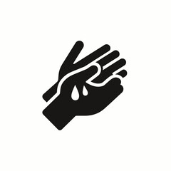 Conceptual vector icon illustrating essential hand hygiene for health and wellness, symbolizing disease prevention and public safety through proper handwashing practices.