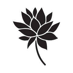 lotus flower silhouette 