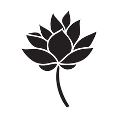 lotus flower silhouette 