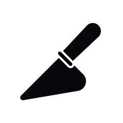 Trowel Tool Icon for Construction and Landscaping Projects