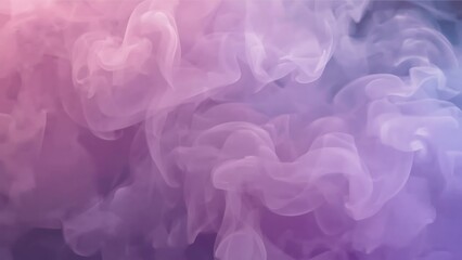Fototapeta premium Photo of a swirling blend of pink and purple smoke creates an ethereal and dreamlike abstract background