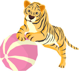 Circus Animal Illustration
