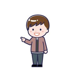 私服の10代／ななめ／男性 16