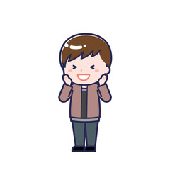 私服の10代／ななめ／男性 21