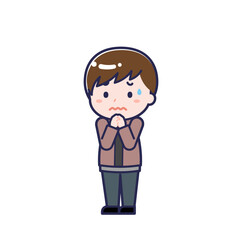 私服の10代／ななめ／男性 23