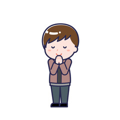 私服の10代／ななめ／男性 24