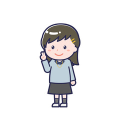 私服の10代／ななめ／女性 14