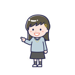 私服の10代／ななめ／女性 16