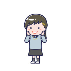 私服の10代／ななめ／女性 21