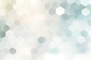 A soft and calming hexagonal background in muted tones of soft gray pale blue and white with smooth gradients between each hexagon