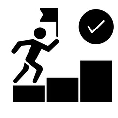 Leadership Journey  Icon Element For Design
