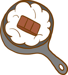 S’mores Skillet Dessert With Chocolate and Marshmallow