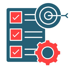 Action Plan  Icon Element For Design
