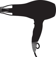 hair drier silhouette 