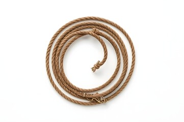 A western lasso on a white background