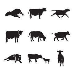 cow silhouette