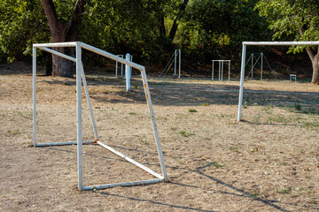 Sport zone with sand for training