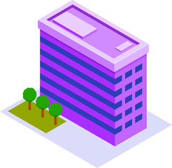 Isometric Building and Architecture Icon Set