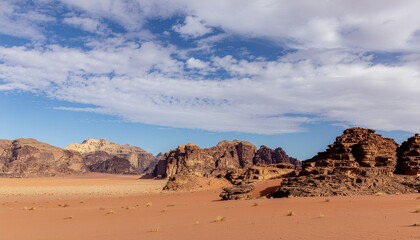 岩肌と空 - 大自然のコントラスト, Rock Face and Sky - Contrast of Grand Nature